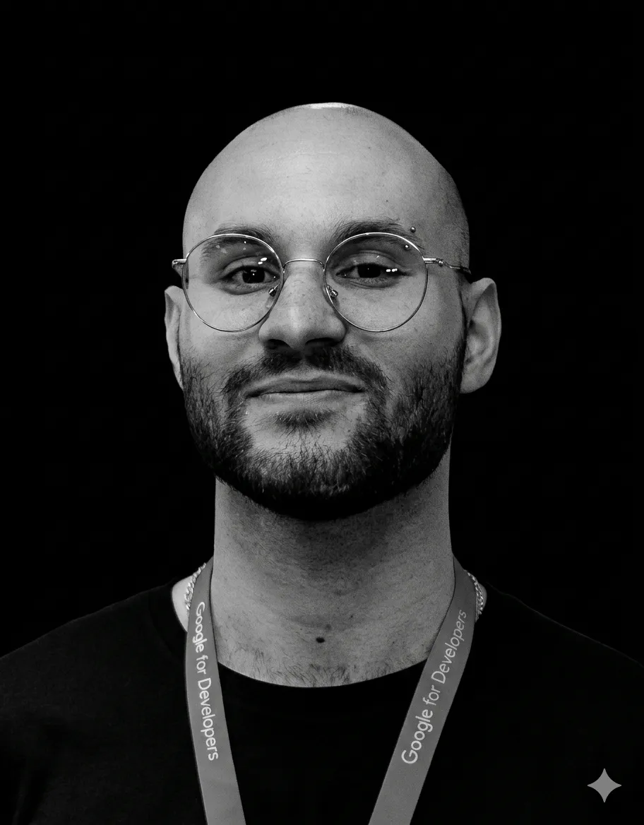 Portrait of Gjon Hajdari